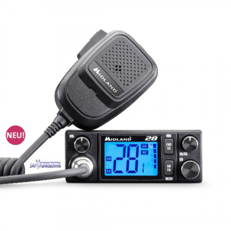 Midland 28 - CB-Funkgerät - Klassiker in moderner Optik!